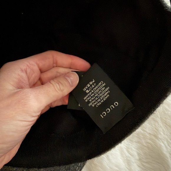 Gucci Gray Wool Cap (brand new just no tag) - Picture 5 of 6